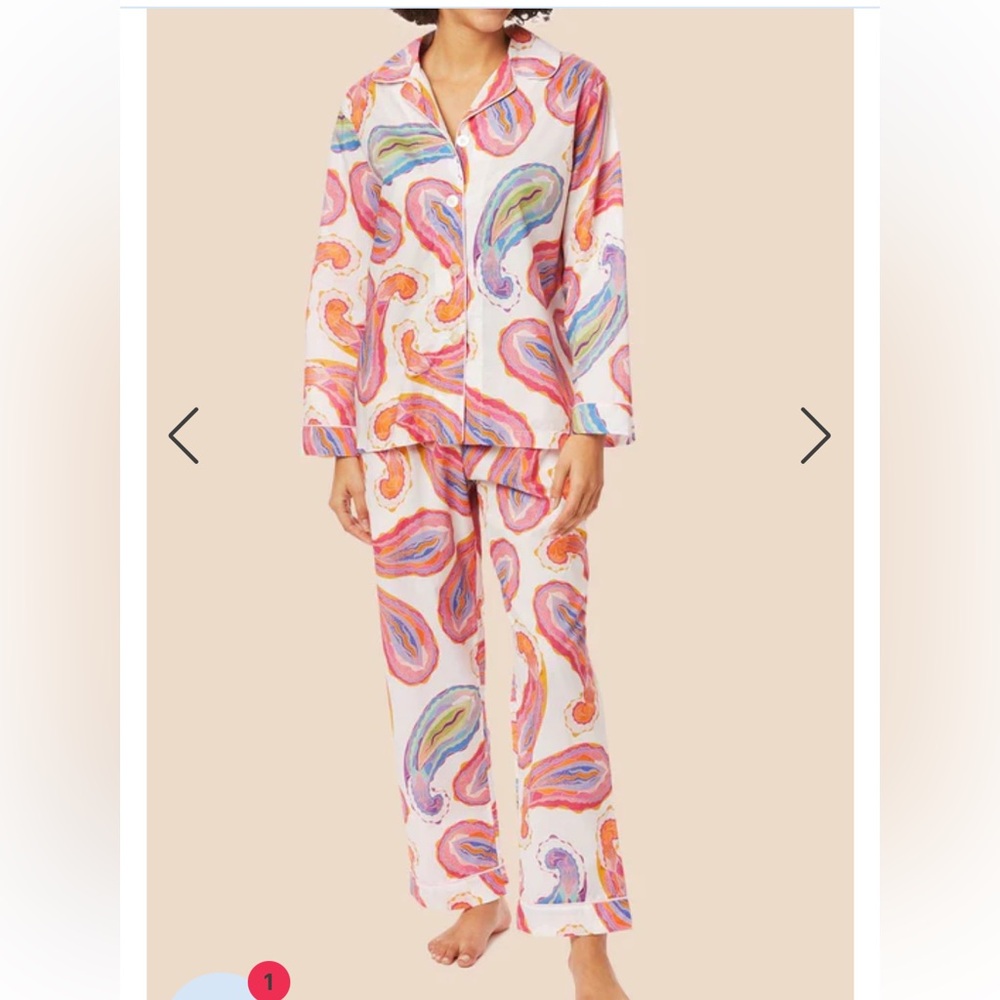 The Cats Pajamas Paisley Daze Set Size Small